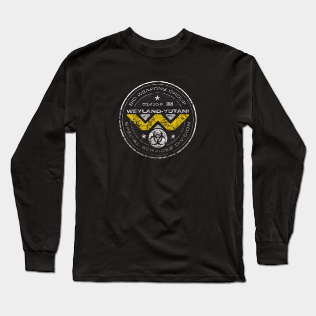 Weyland Yutani Bio-weapons Division Long Sleeve T-Shirt by MindsparkCreative
